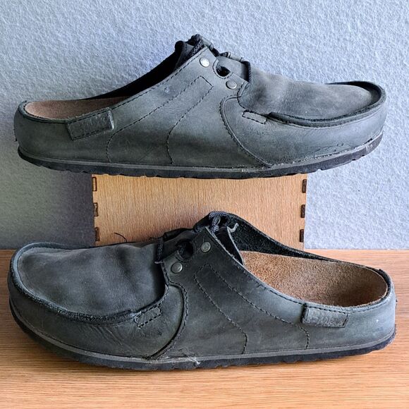 Birkenstock Super Skipper Clog Mule Shoes Gray Size 37 Narrow Vintage Rare - Picture 5 of 15